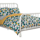 Jax Full 7-Piece Bedding Set with Wrinkle Resistant Lightweight Material - Gray - Full
