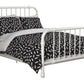 Jax Full 7-Piece Bedding Set with Wrinkle Resistant Lightweight Material - White/Black - Full