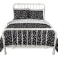 Jax Full 7-Piece Bedding Set with Wrinkle Resistant Lightweight Material - White/Black - Full