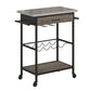 Nora Multifunctional Kitchen Cart - Brown
