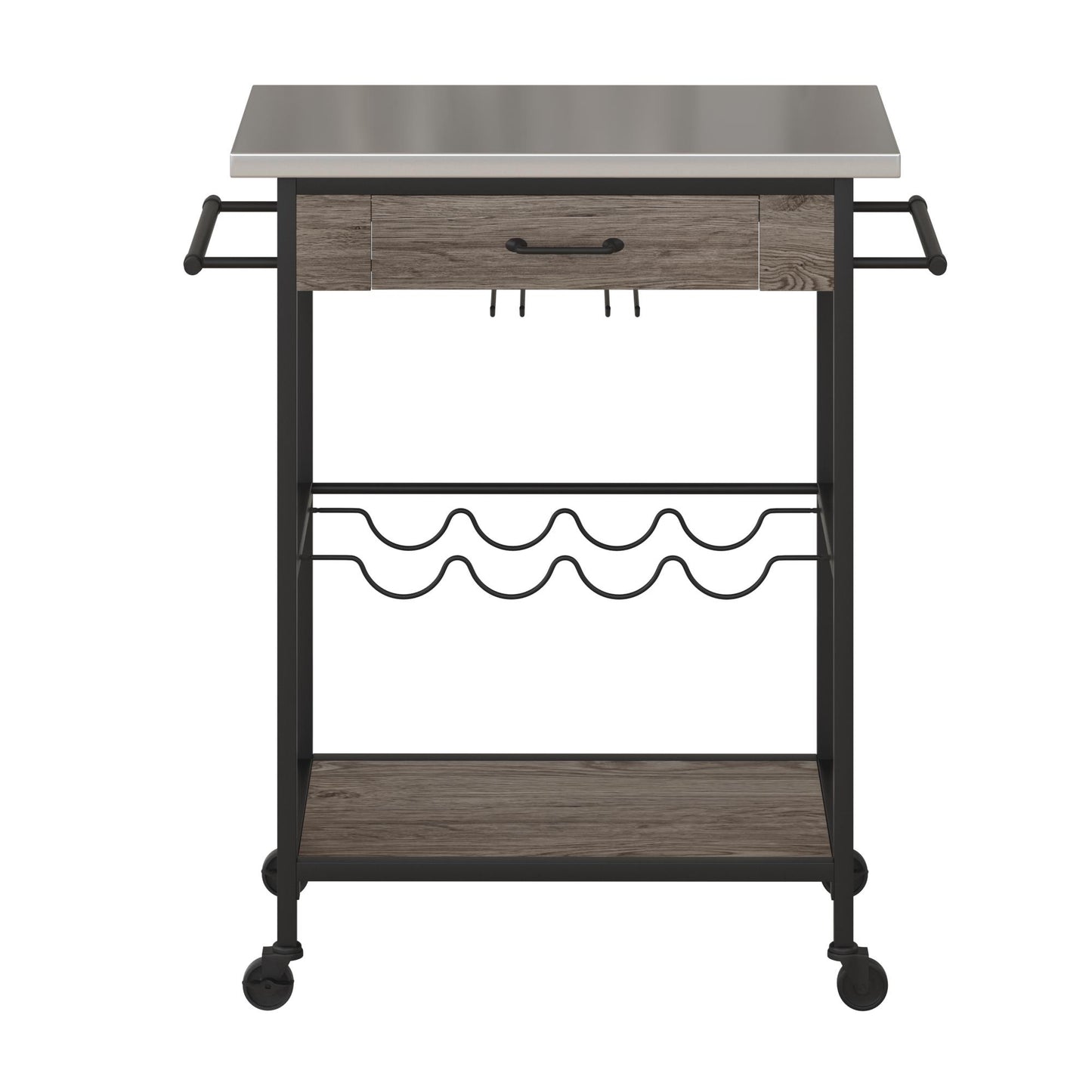 Nora Multifunctional Kitchen Cart - Brown
