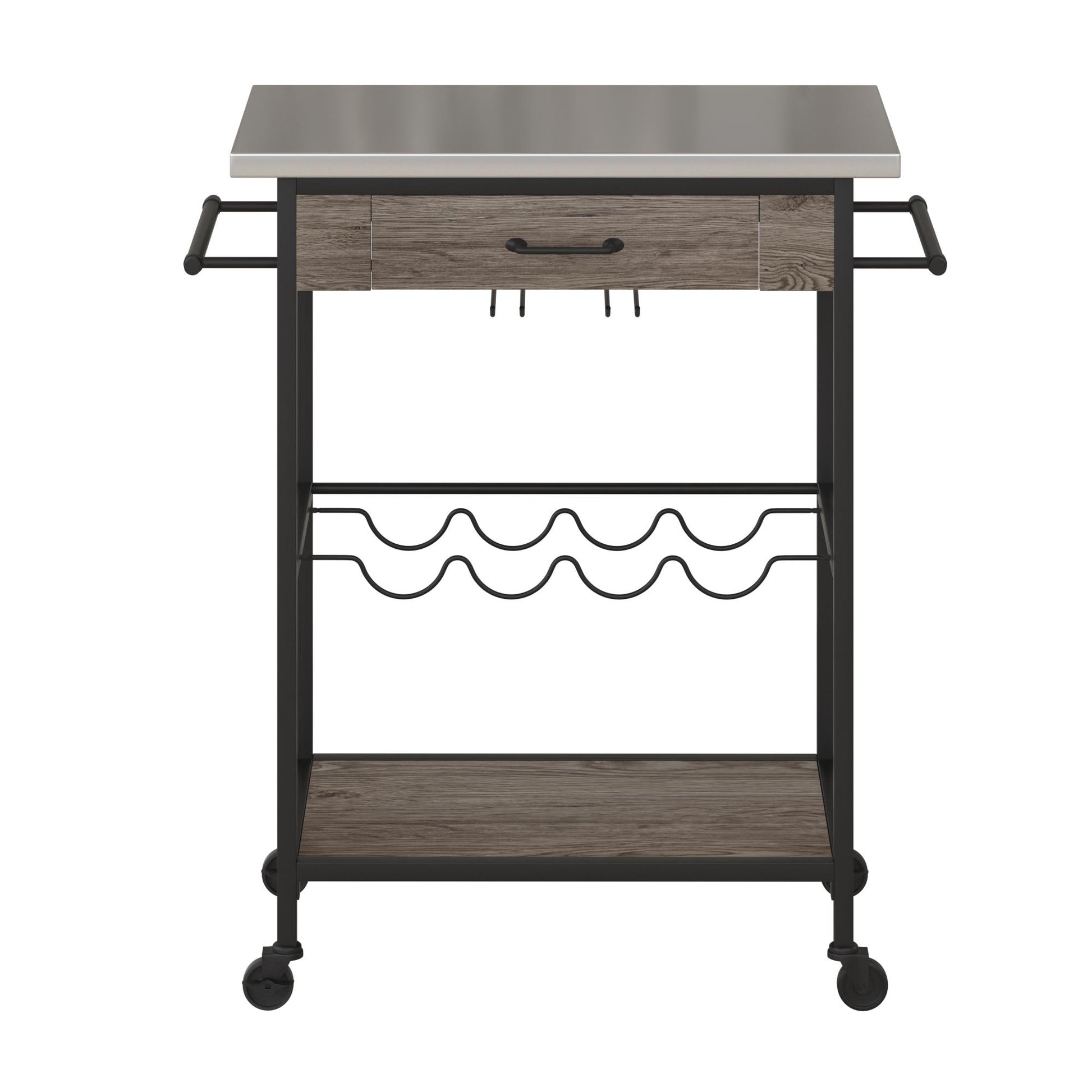 Nora Multifunctional Kitchen Cart - Brown
