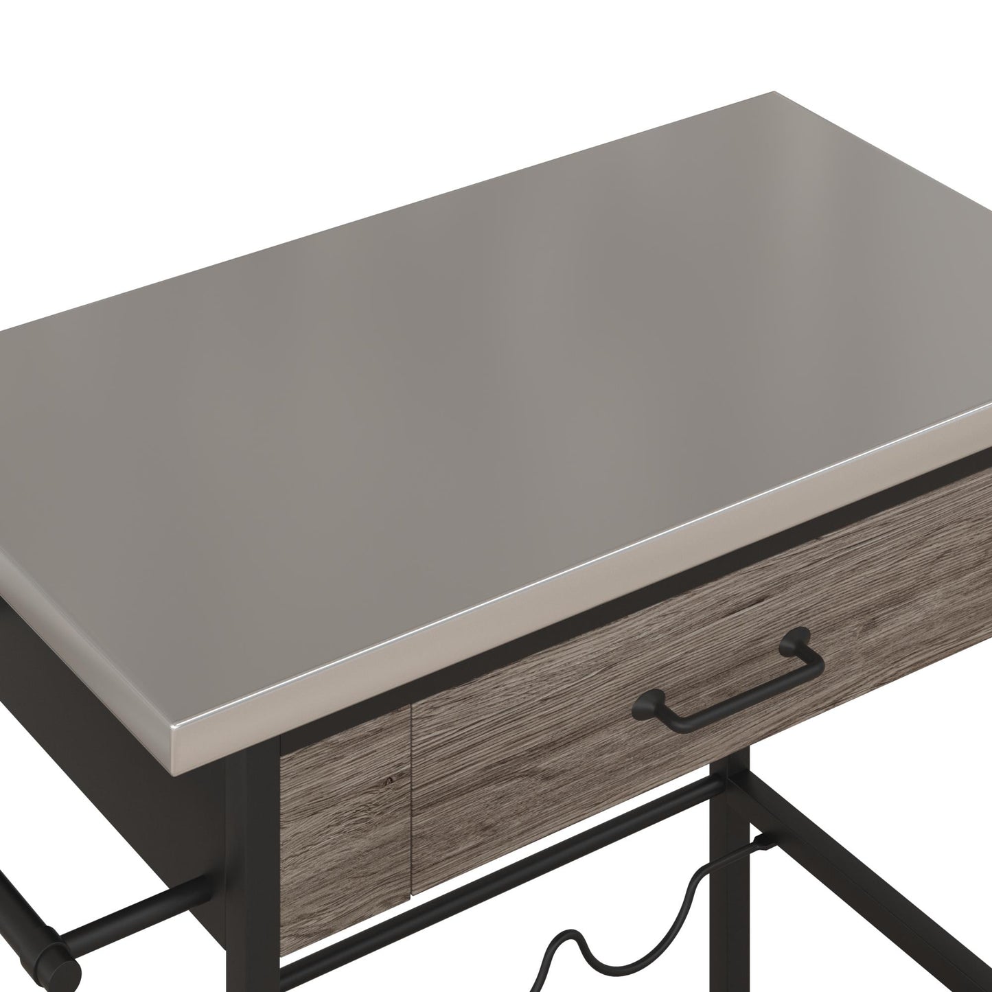 Nora Multifunctional Kitchen Cart - Brown