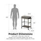 Nora Multifunctional Kitchen Cart - Brown