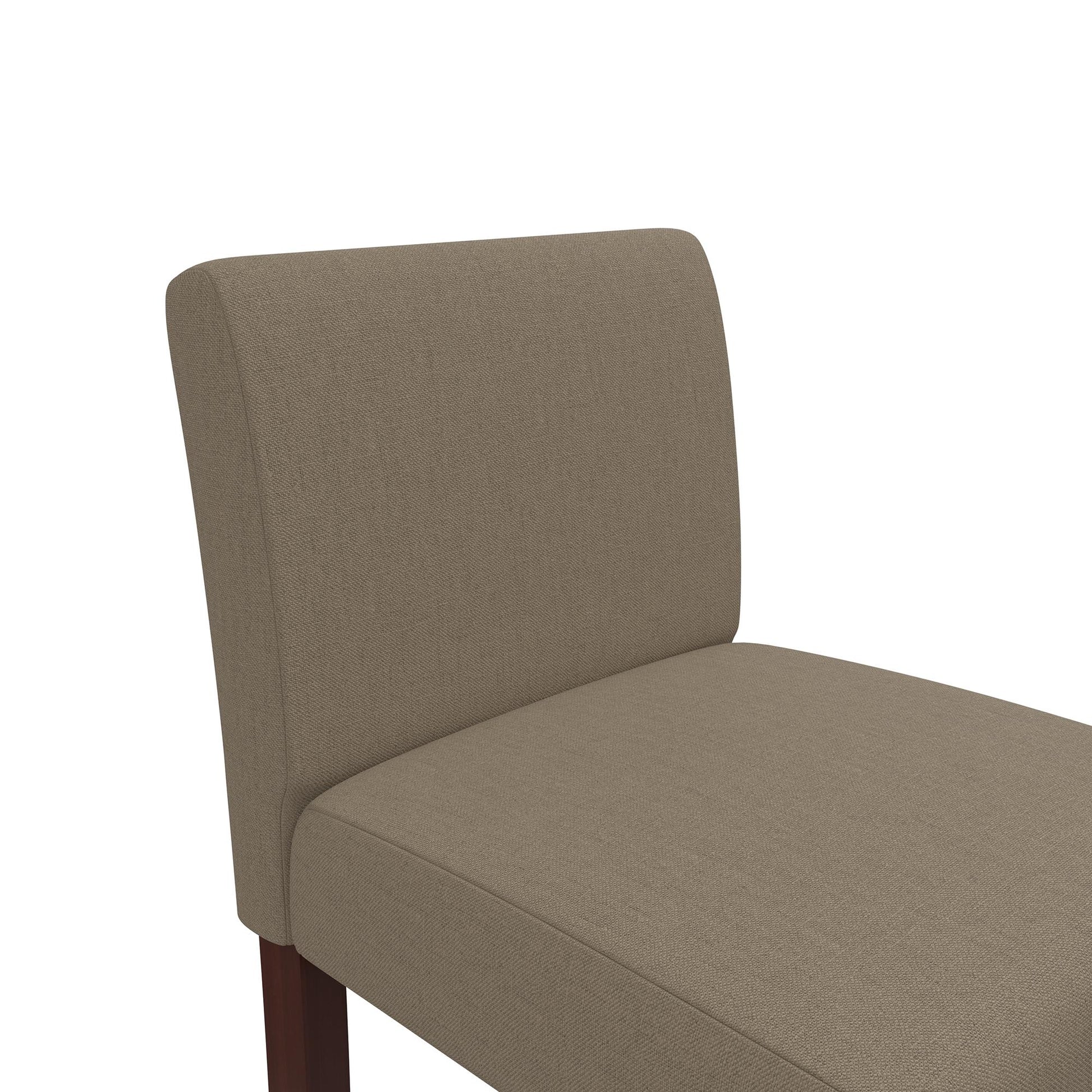 Parsons Linen Upholstered Counter Stools, Set of 2 - Taupe - Set of 2