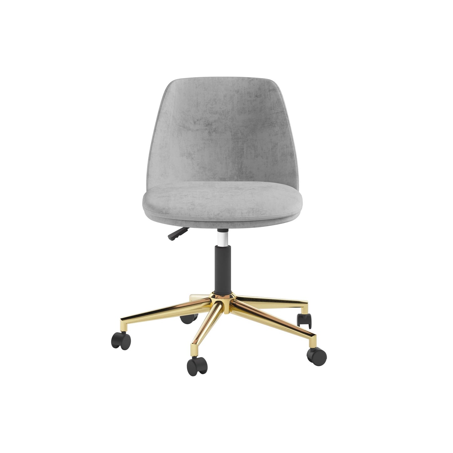 Ivy Pillowtop Office Task Chair with Adjustable Seat Height - Light Gray