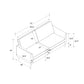 Winston Sofa with Pocket Coils - Dark Gray