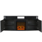 Carson Electric Fireplace TV Console for TVs up to 70 Inch - Black