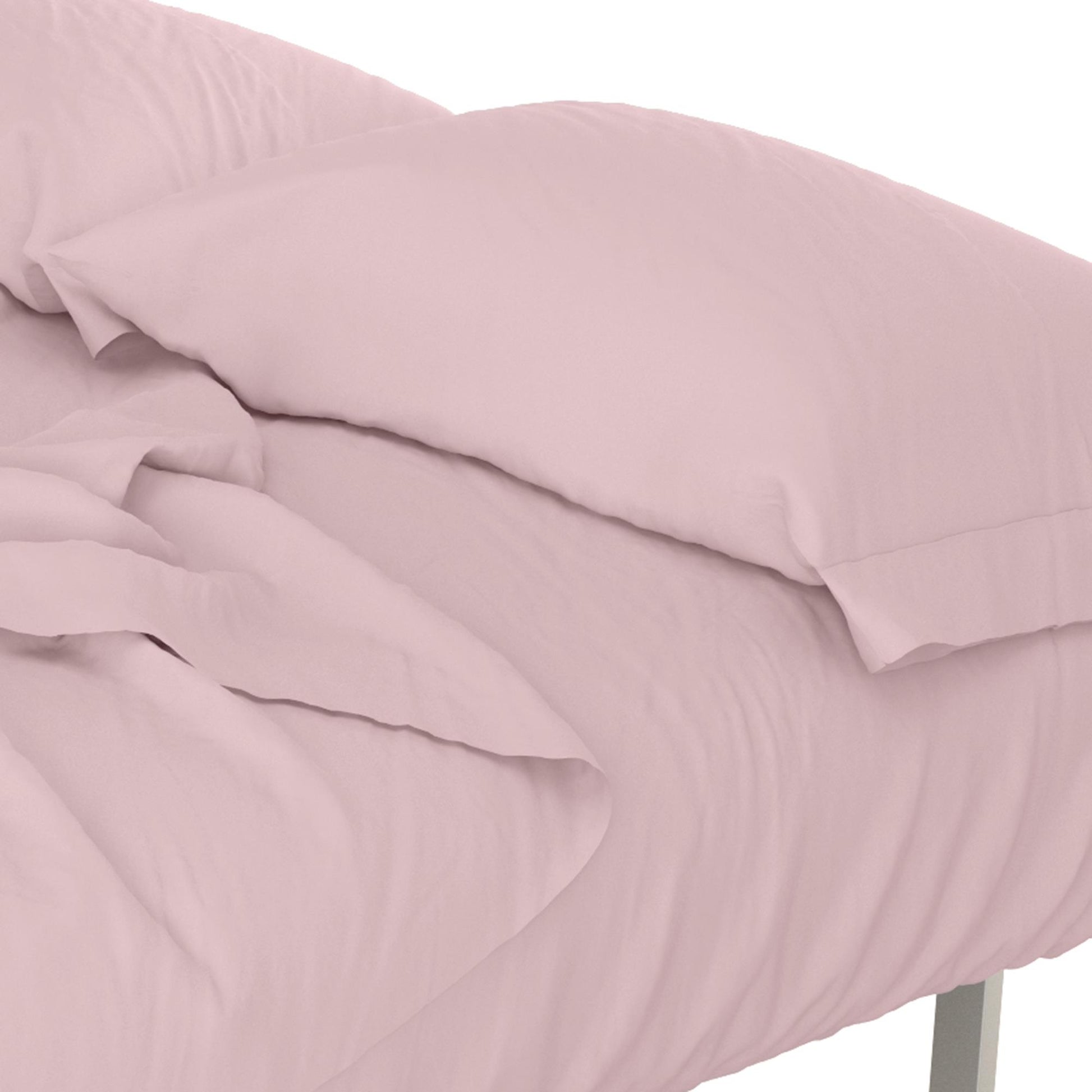 Futon Twin Sleeper Sofa Microfiber Wrinkle Resistant Sheet Set - Pink