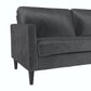 Winston Sofa with Pocket Coils - Dark Gray