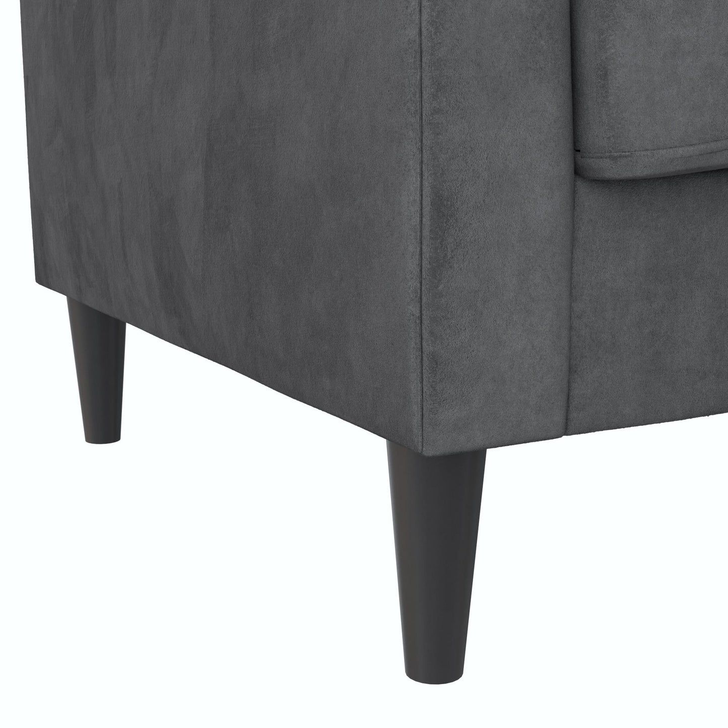 Winston Sofa with Pocket Coils - Dark Gray