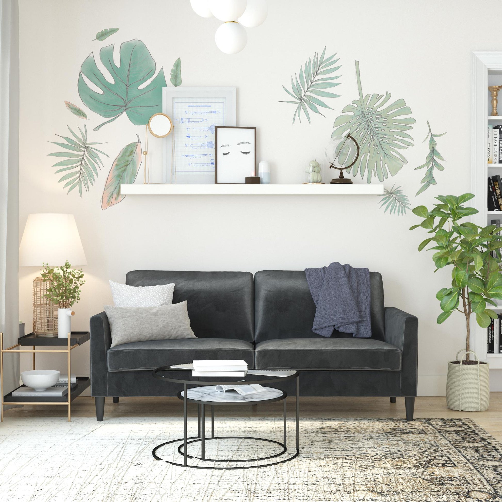 Winston Sofa with Pocket Coils - Green