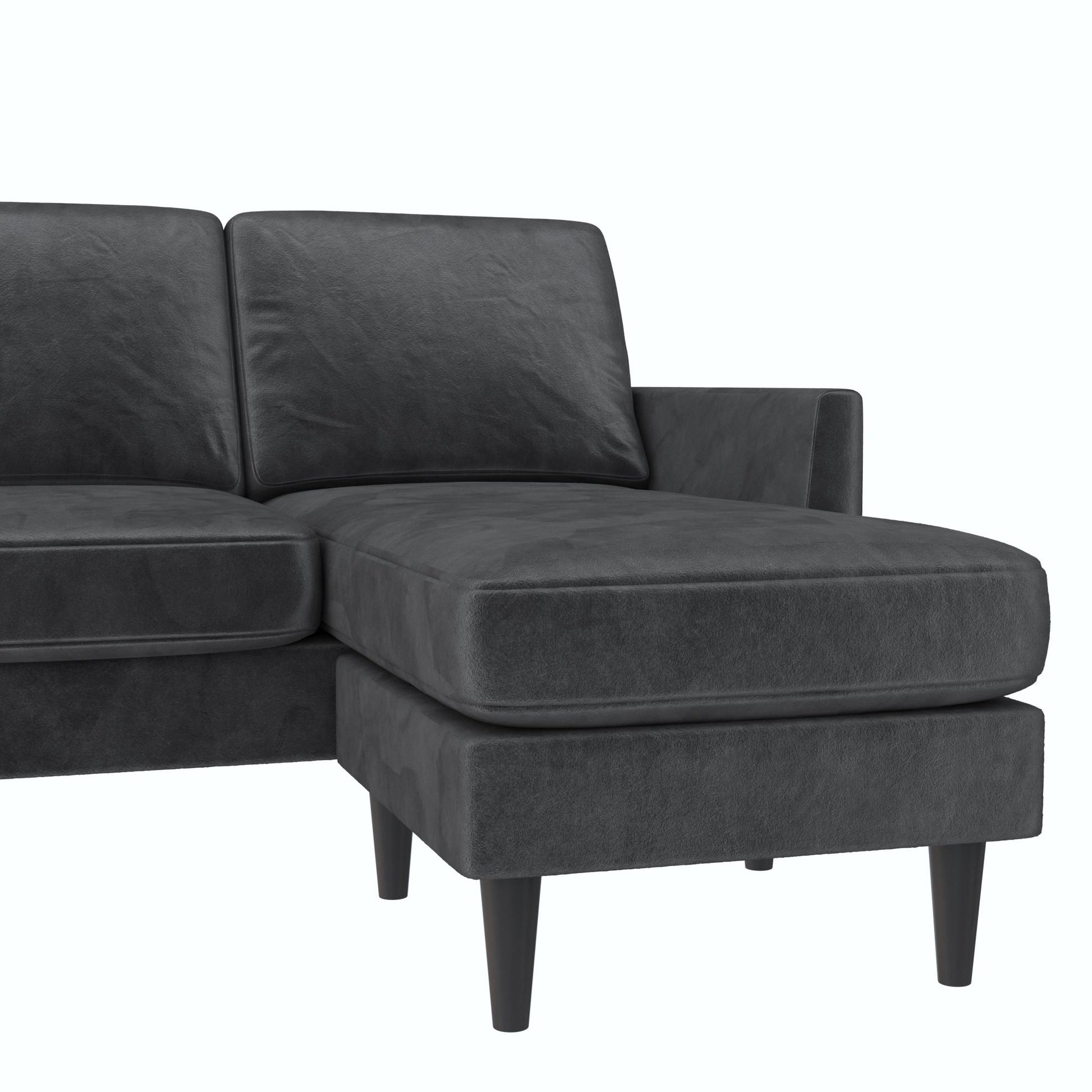 Winston Reversible Sofa Sectional - Dark Gray