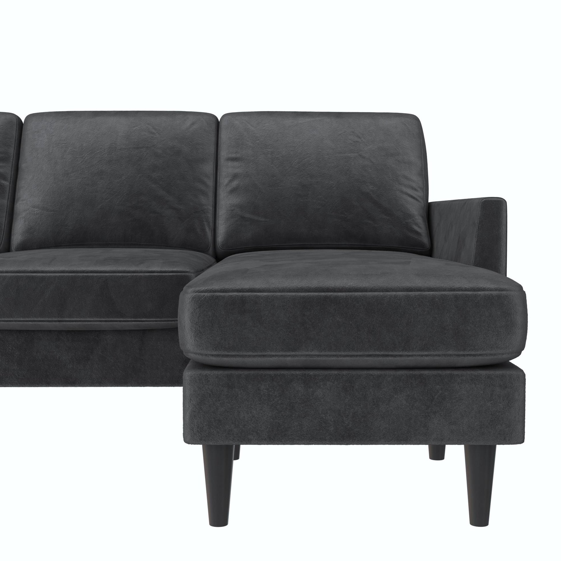 Winston Reversible Sofa Sectional - Dark Gray