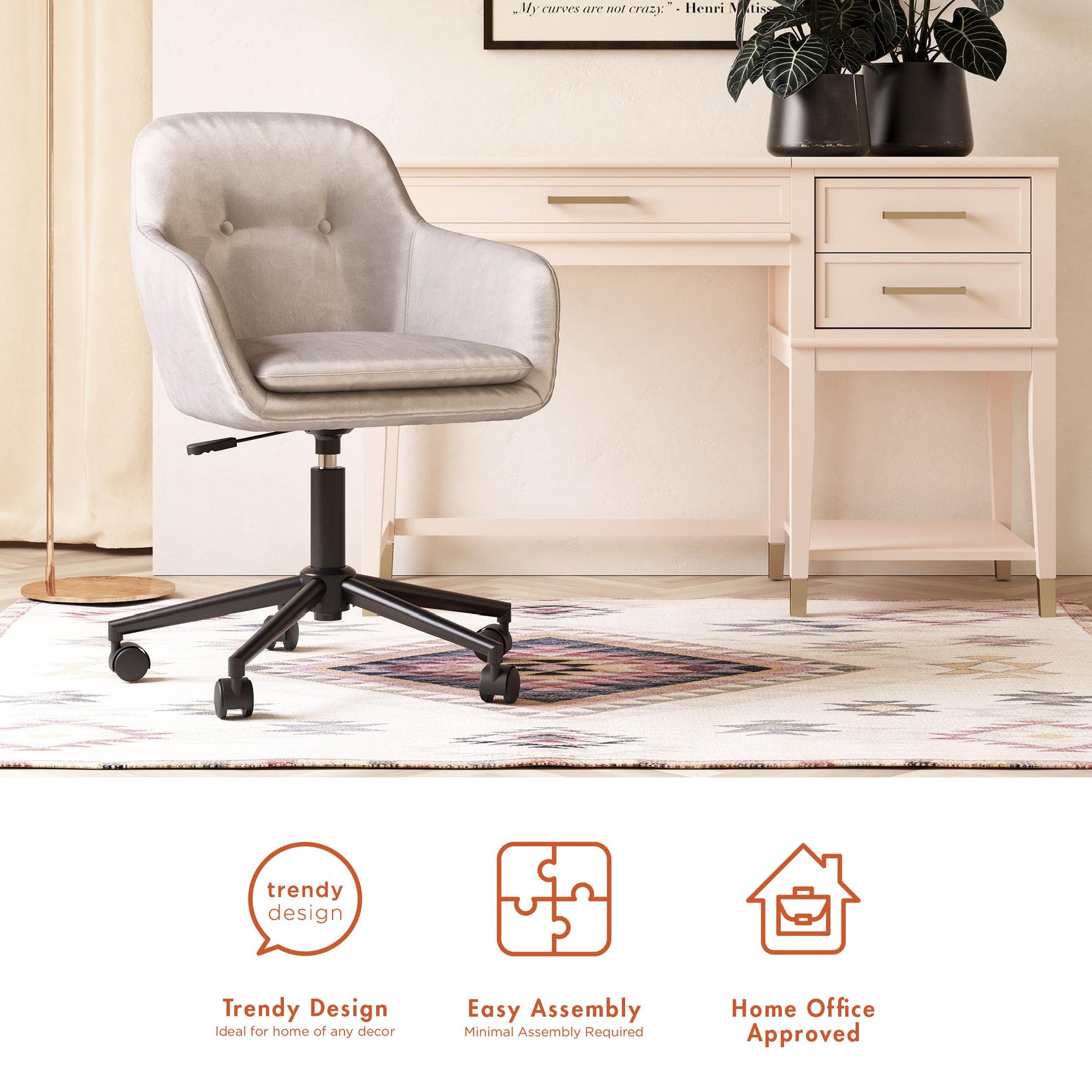 Westerleigh Office Task Chair - Light Gray