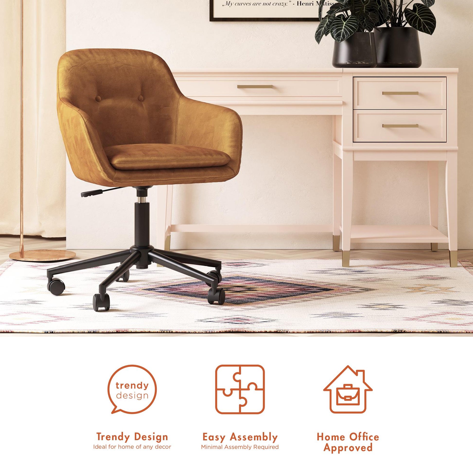 Westerleigh Office Task Chair - Rust
