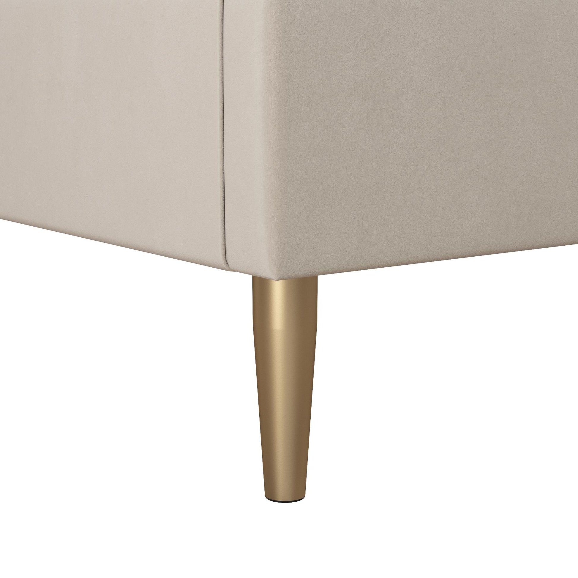 Daphne Upholstered Bed - Ivory - Queen