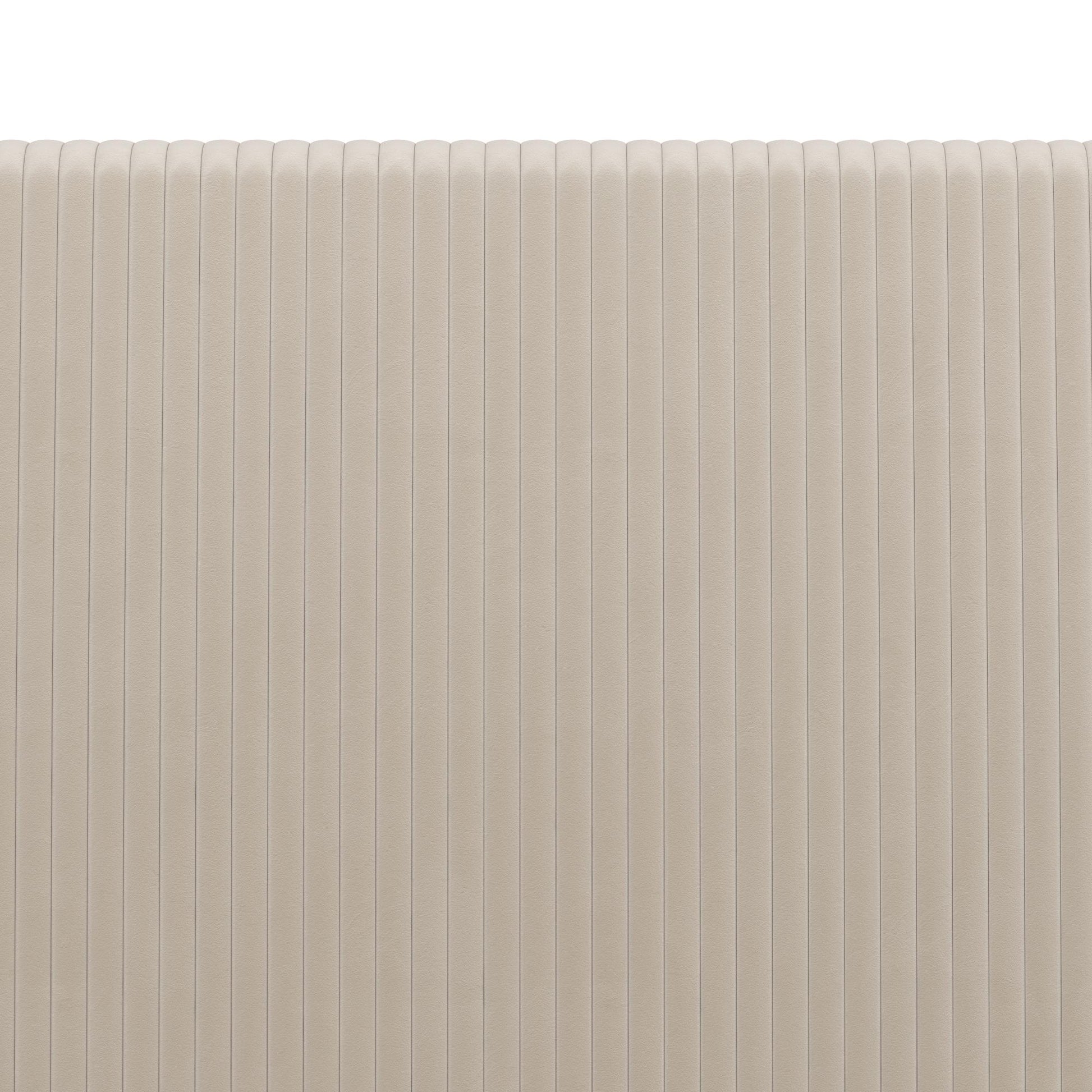 Daphne Upholstered Bed - Ivory - Queen