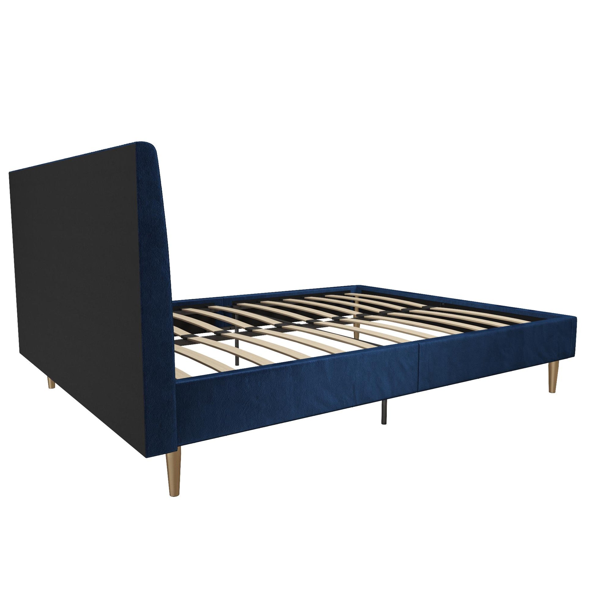 Daphne Upholstered Bed - Blue - Queen