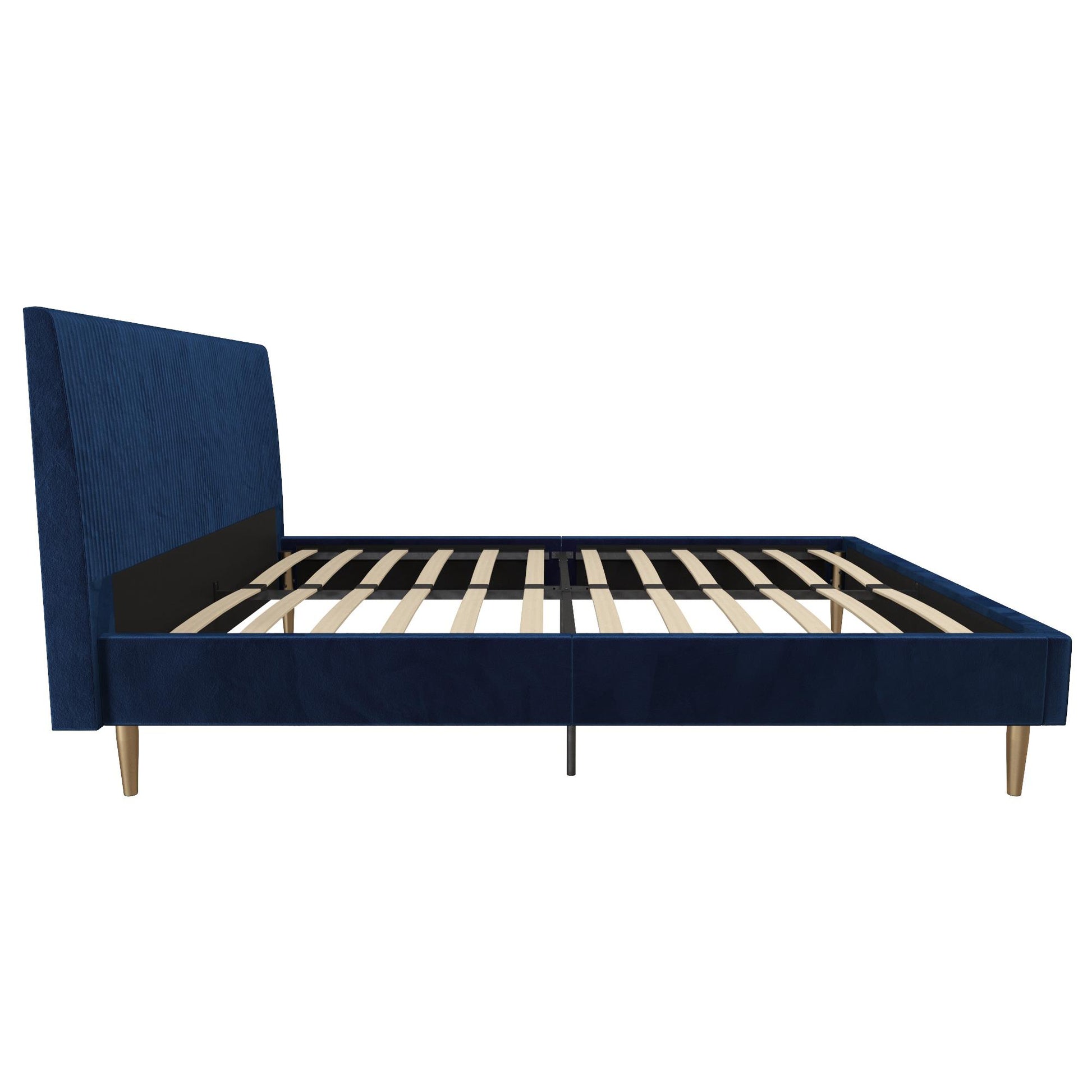 Daphne Upholstered Bed - Blue - Queen