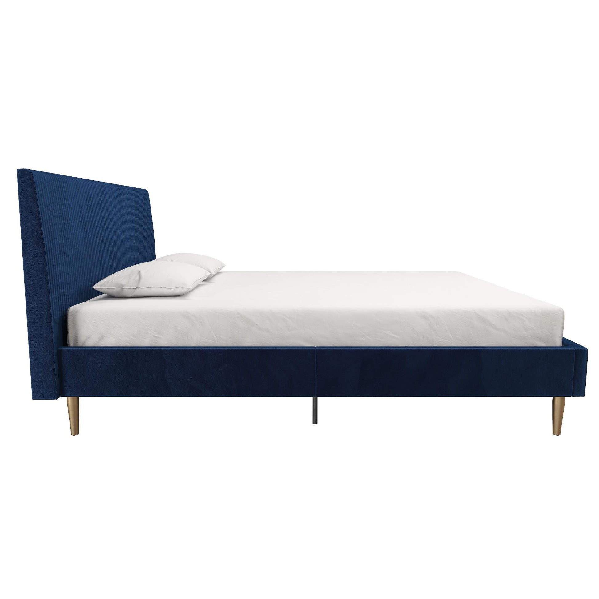 Daphne Upholstered Bed - Blue - Queen