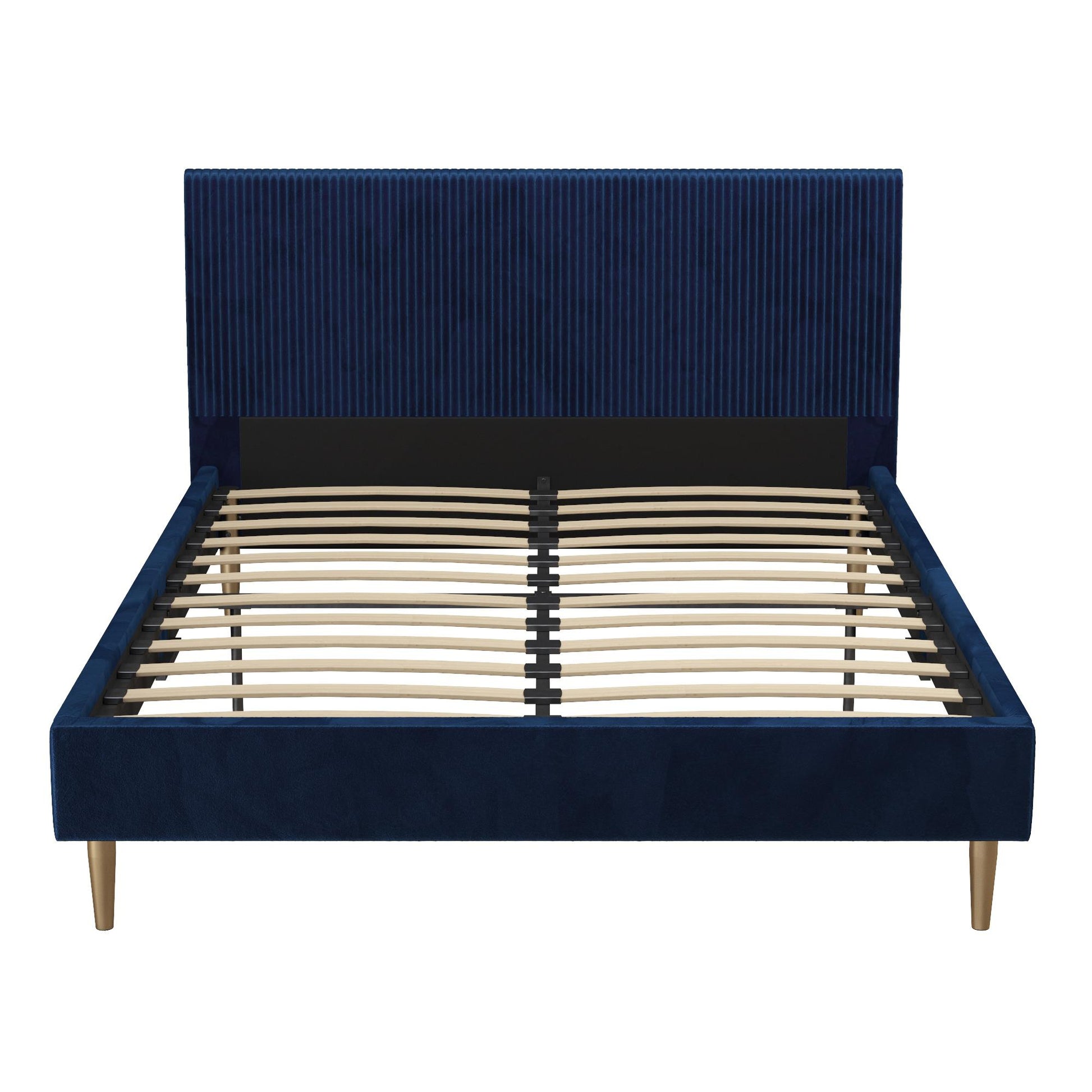 Daphne Upholstered Bed - Blue - Queen