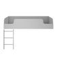 Elements Loft Bed Platform with Ladder, Dove Gray - Dove Gray