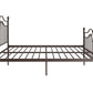Tokyo Metal Bed with Headboard, Footboard and Metal Slats - Bronze - King
