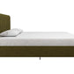 Brittany Upholstered Bed - Green - Queen
