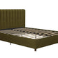 Brittany Upholstered Bed - Green - Queen
