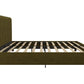 Brittany Upholstered Bed - Green - Queen