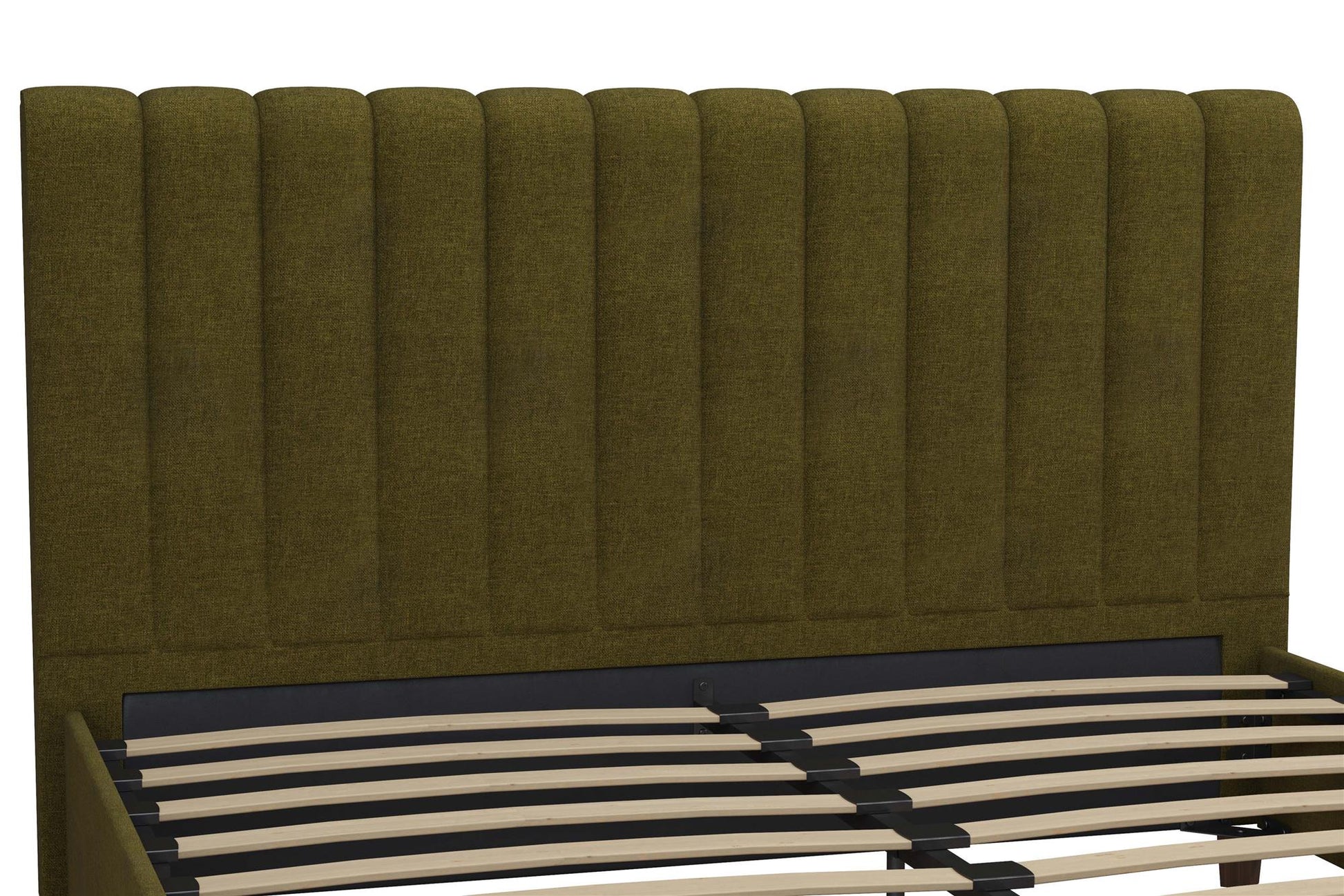 Brittany Upholstered Bed - Green - Queen