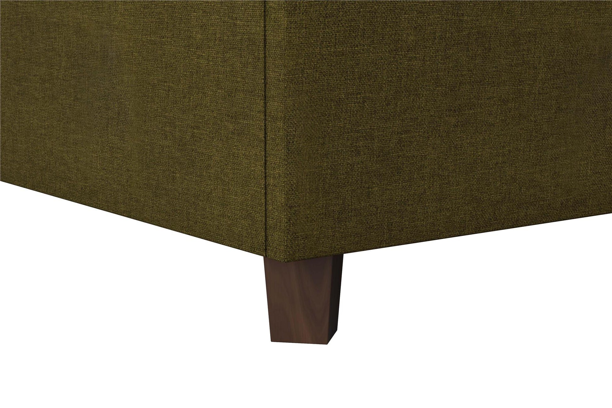 Brittany Upholstered Bed - Green - Queen