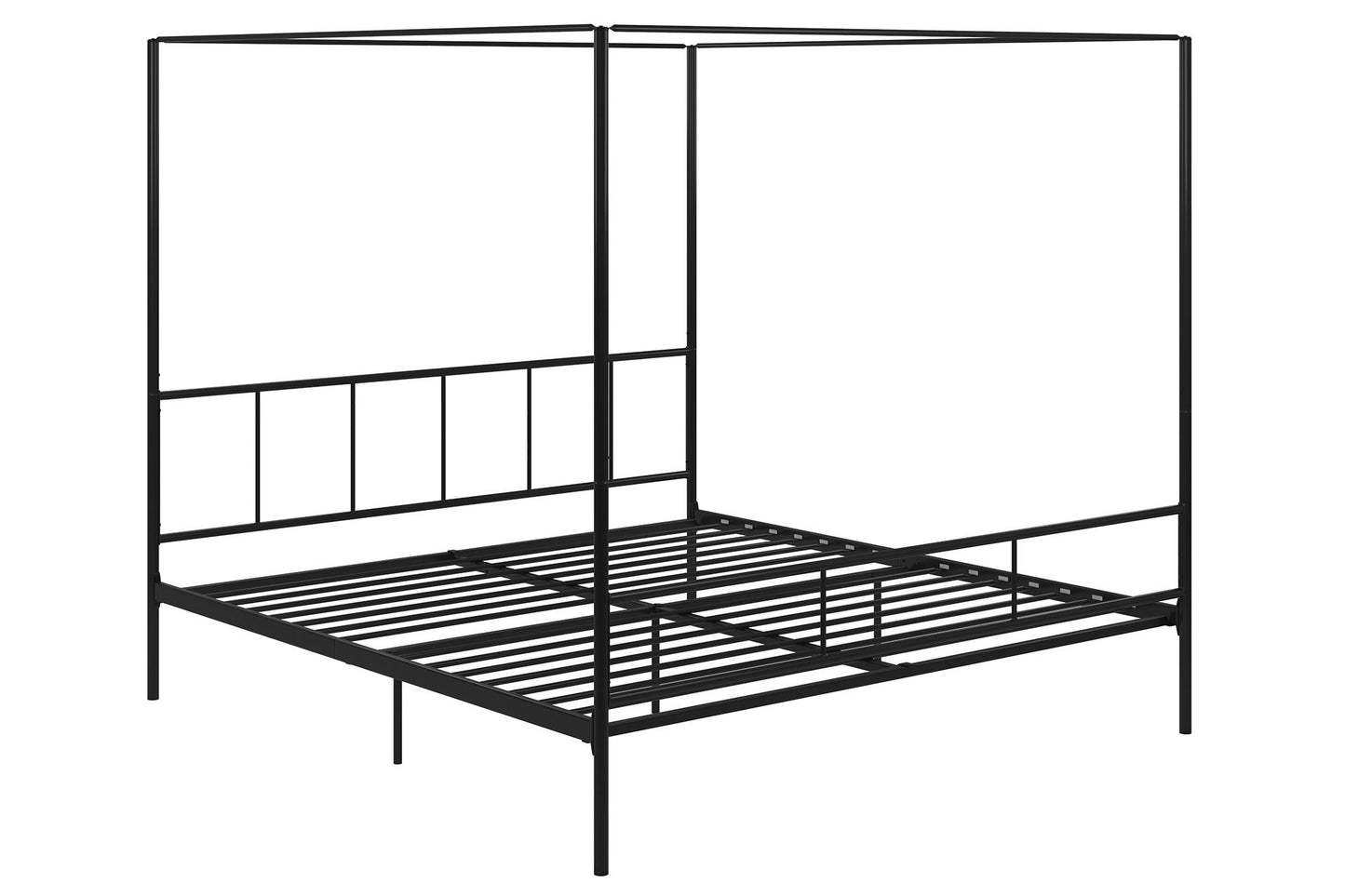 Marion Canopy Bed - Black - King