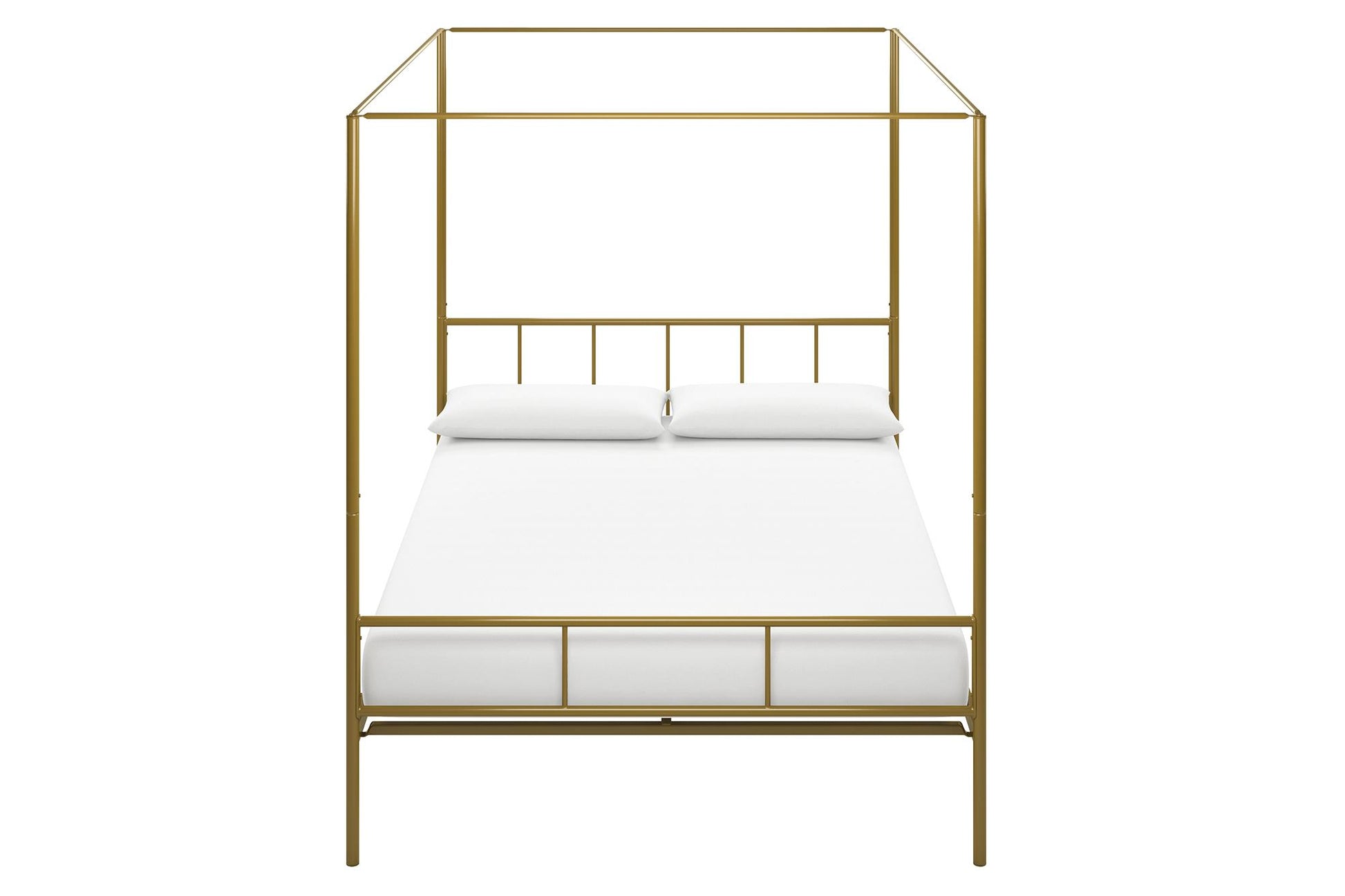 Marion Canopy Bed - Gold - Full