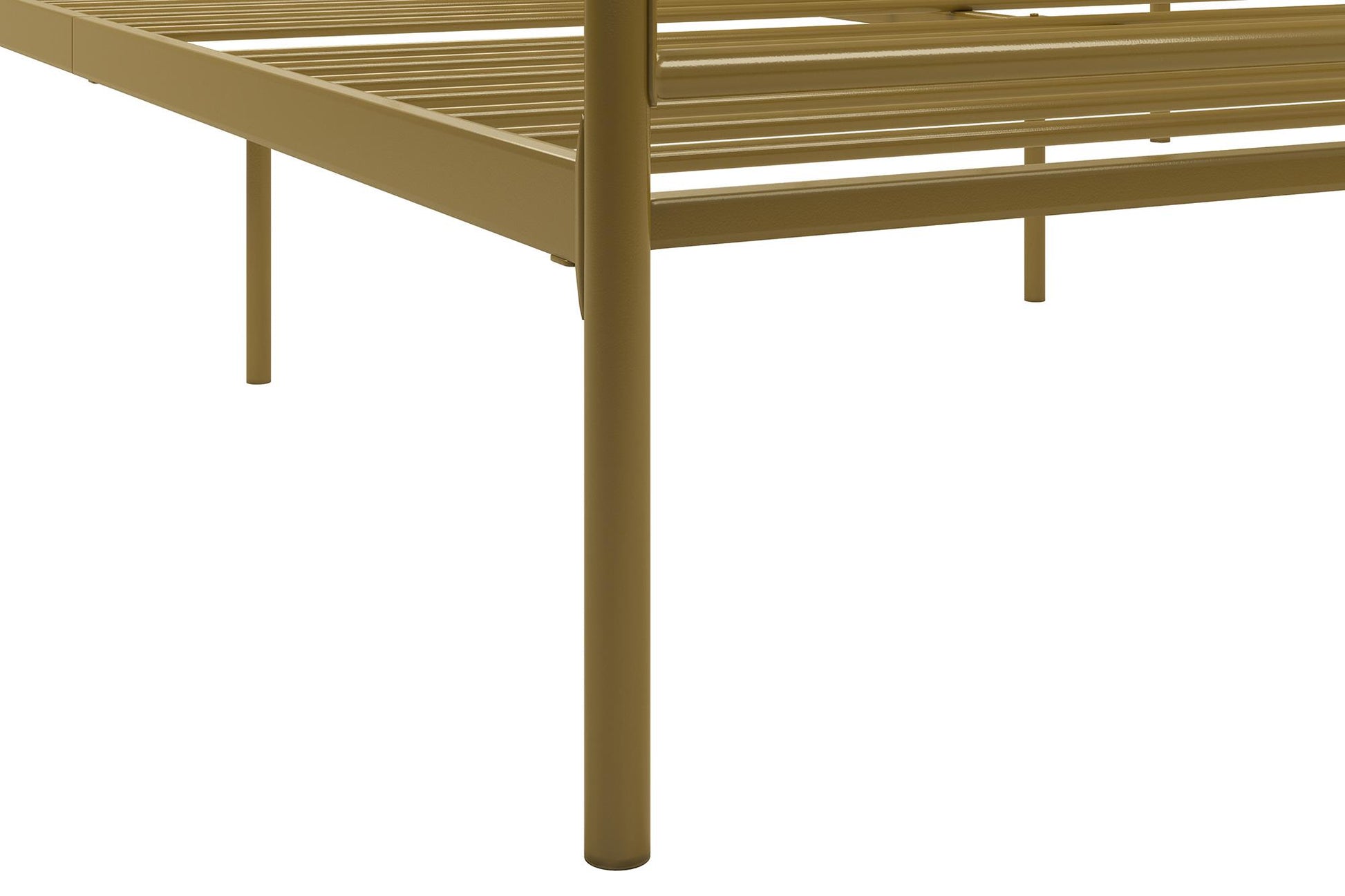 Marion Canopy Bed - Gold - King