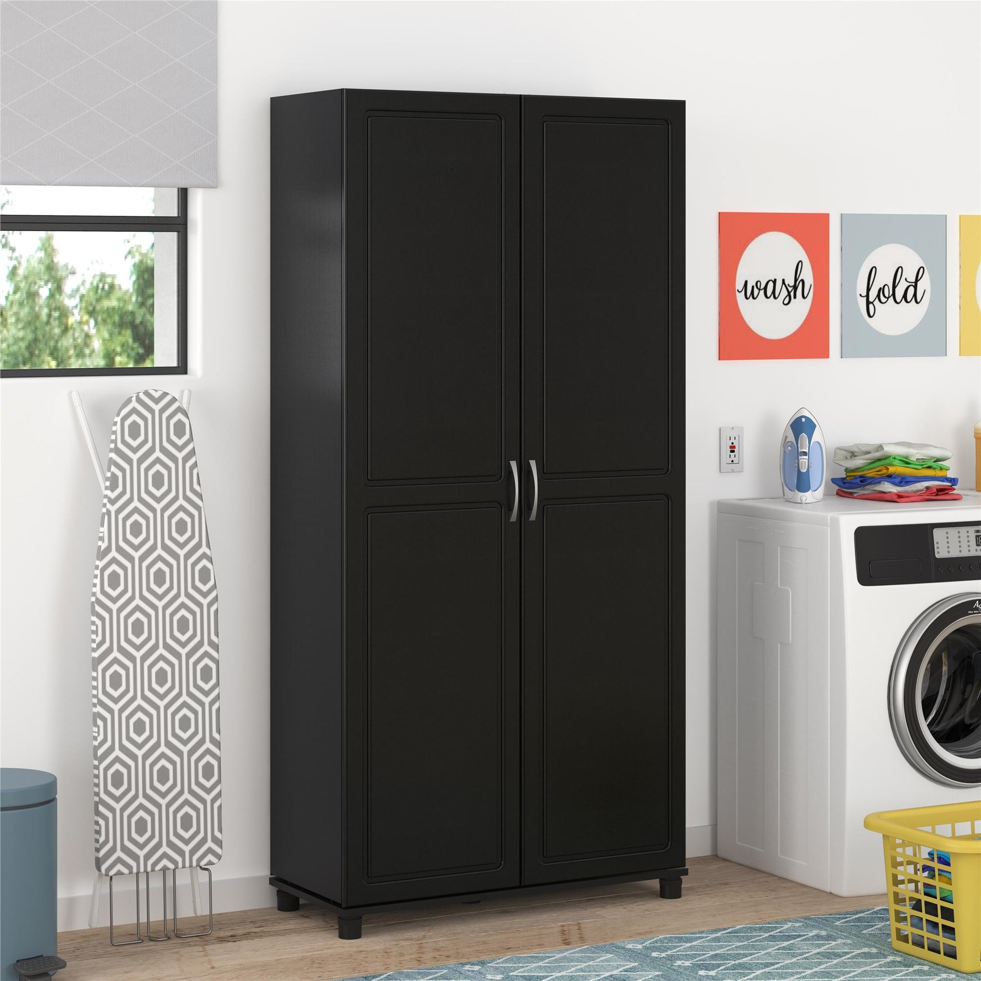 Kendall 36 Inch Multipurpose Storage Cabinet  - Gray