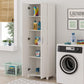 Callahan 24 Inch Multipurpose Utility Storage Cabinet  - White