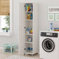 Callahan 16 Inch Multipurpose Utility Storage Cabinet - White