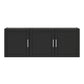 Callahan 54 Inch Multipurpose Utility Wall Cabinet  - Black