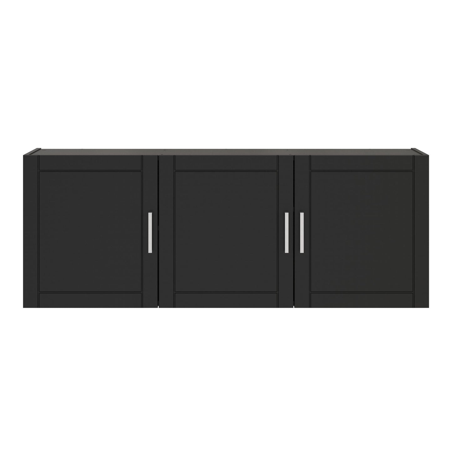 Callahan 54 Inch Multipurpose Utility Wall Cabinet  - Black