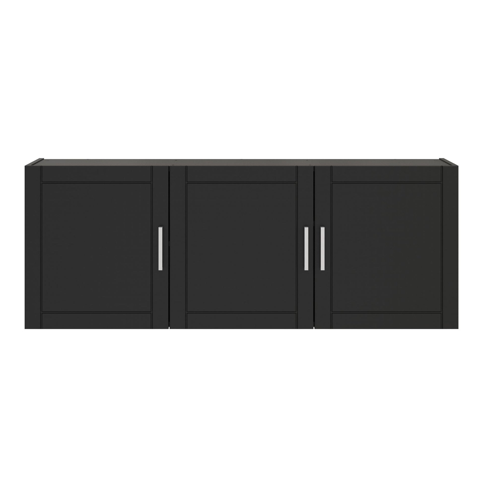 Callahan 54 Inch Multipurpose Utility Wall Cabinet  - Black