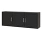 Callahan 54 Inch Multipurpose Utility Wall Cabinet  - Black