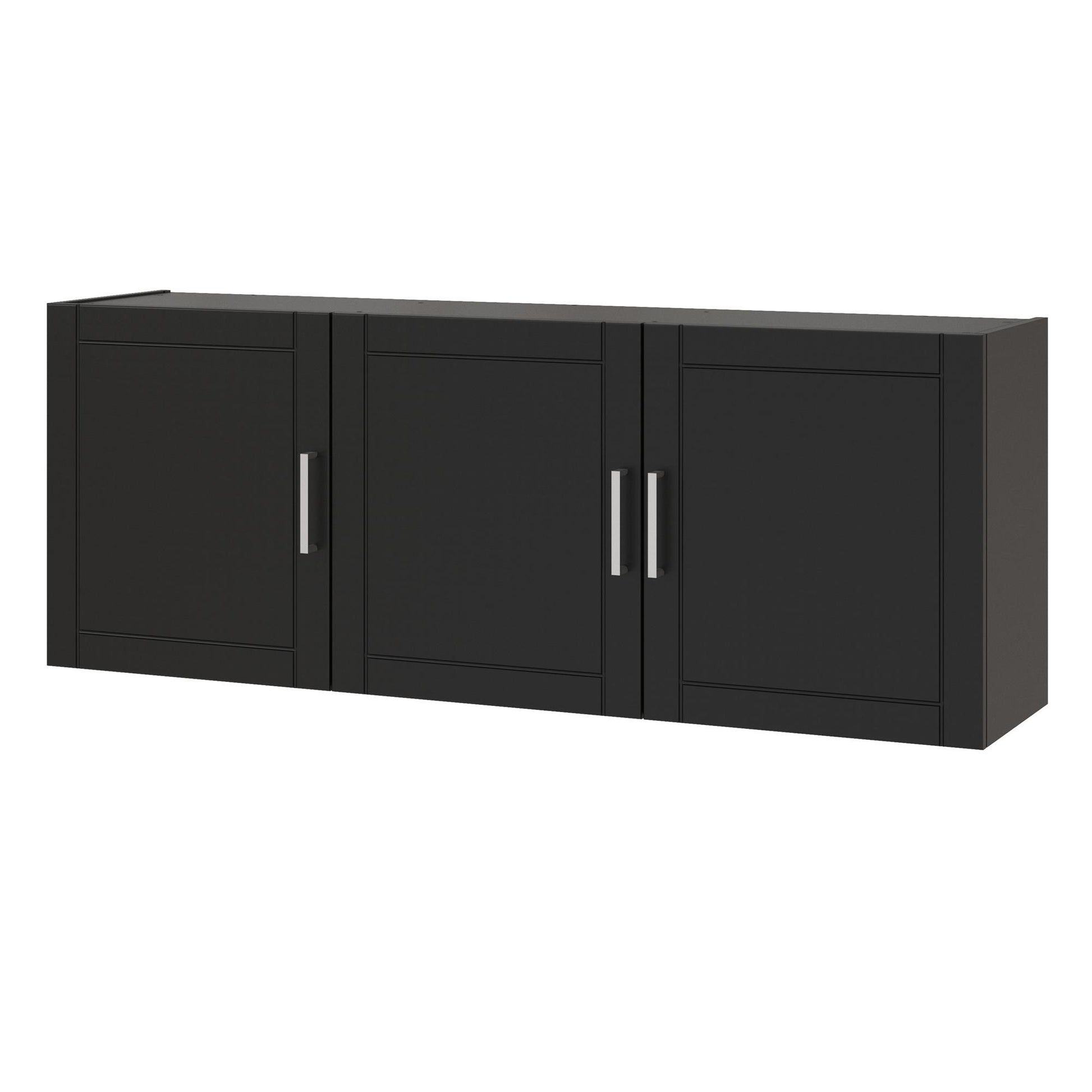 Callahan 54 Inch Multipurpose Utility Wall Cabinet  - Black