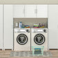Callahan 54 Inch Multipurpose Utility Wall Cabinet  - White