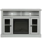 Chicago Electric Fireplace TV Console for TVs up to 50 Inch - Dove Gray