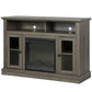 Chicago Electric Fireplace TV Console for TVs up to 50 Inch - Medium Brown