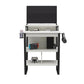 Genesis Standing Gaming Desk Arcade Stand - White