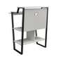 Genesis Standing Gaming Desk Arcade Stand - White