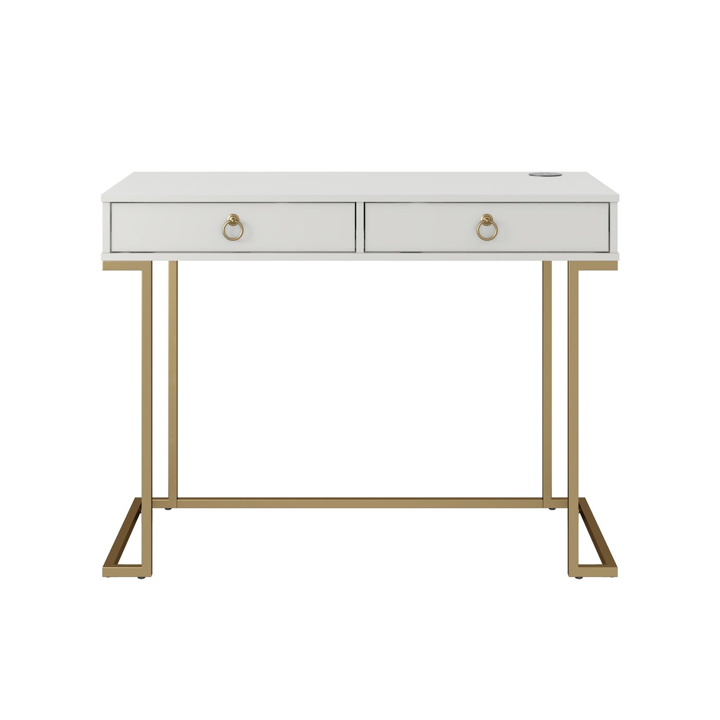 CosmoLiving by Cosmopolitan Camila Writing Desk, White - White